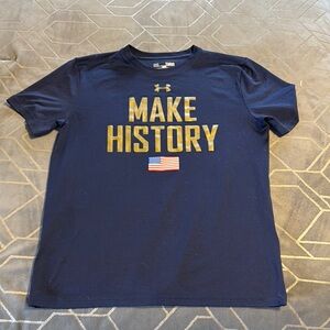 Under Armour Blue Short Sleeve Tee Make History